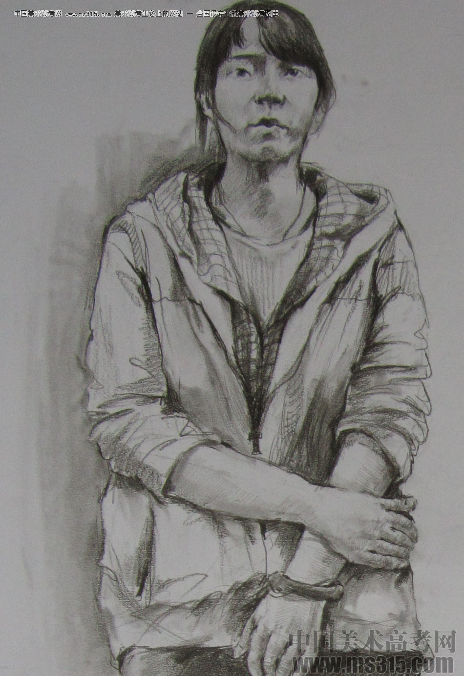清华大学美术学院2014年造型类素描优秀试卷22