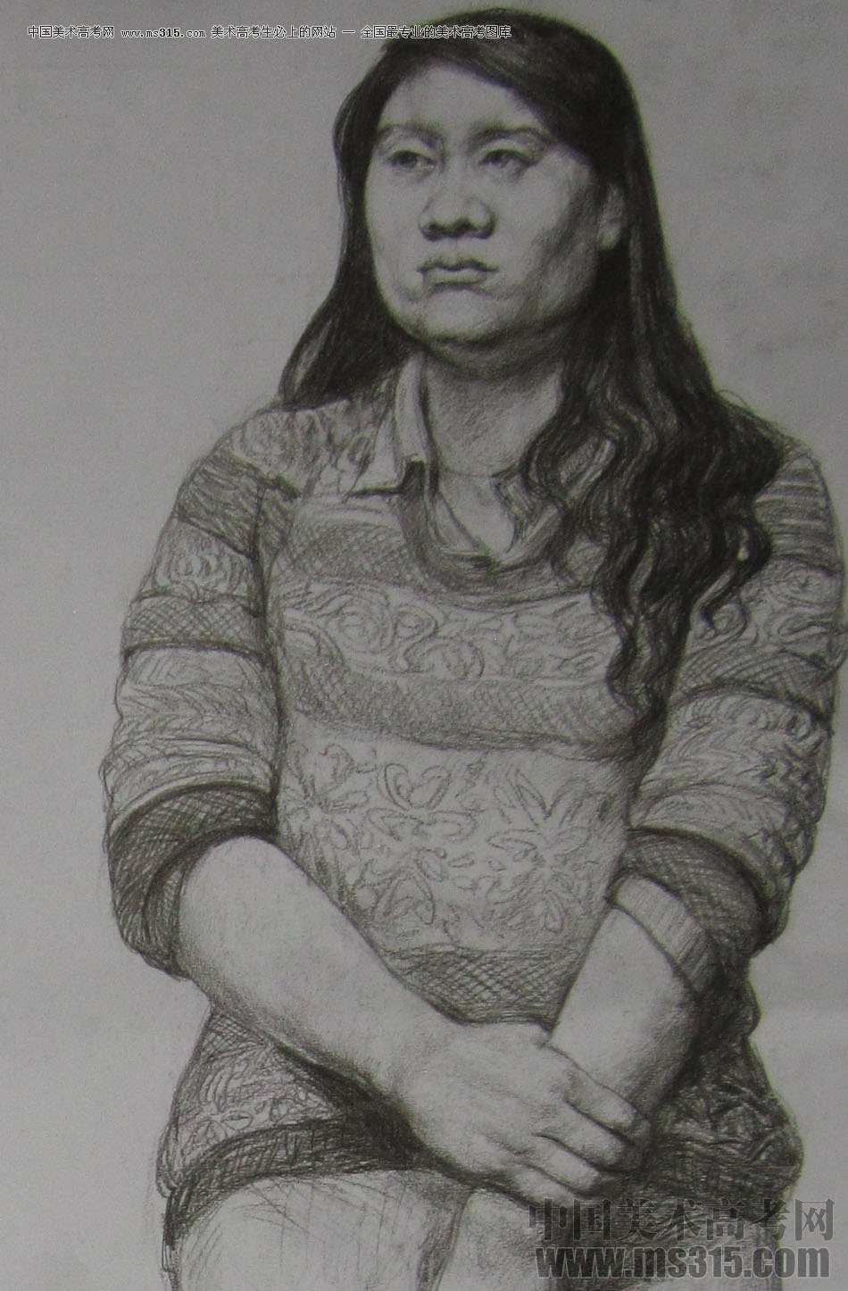清华大学美术学院2014年造型类素描优秀试卷23