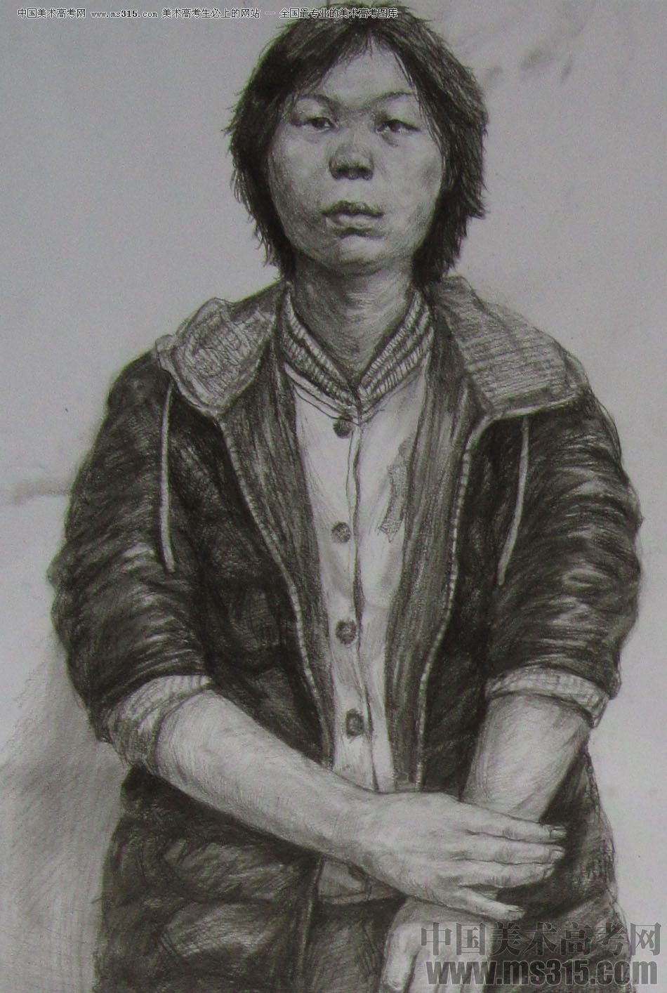 清华大学美术学院2014年造型类素描优秀试卷1