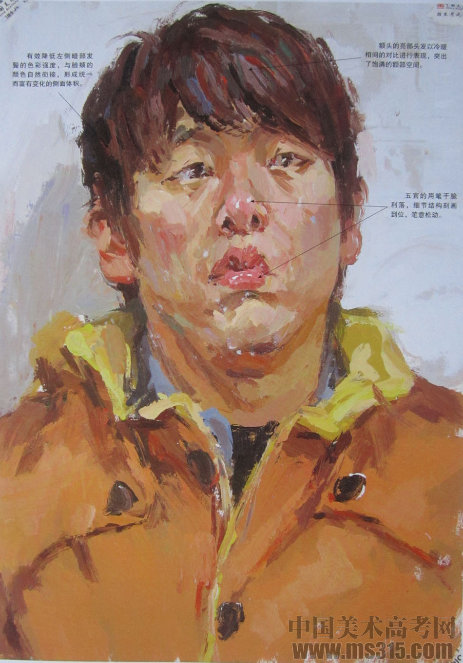 2014年中国美术学院建筑与设计类色彩优秀试卷12