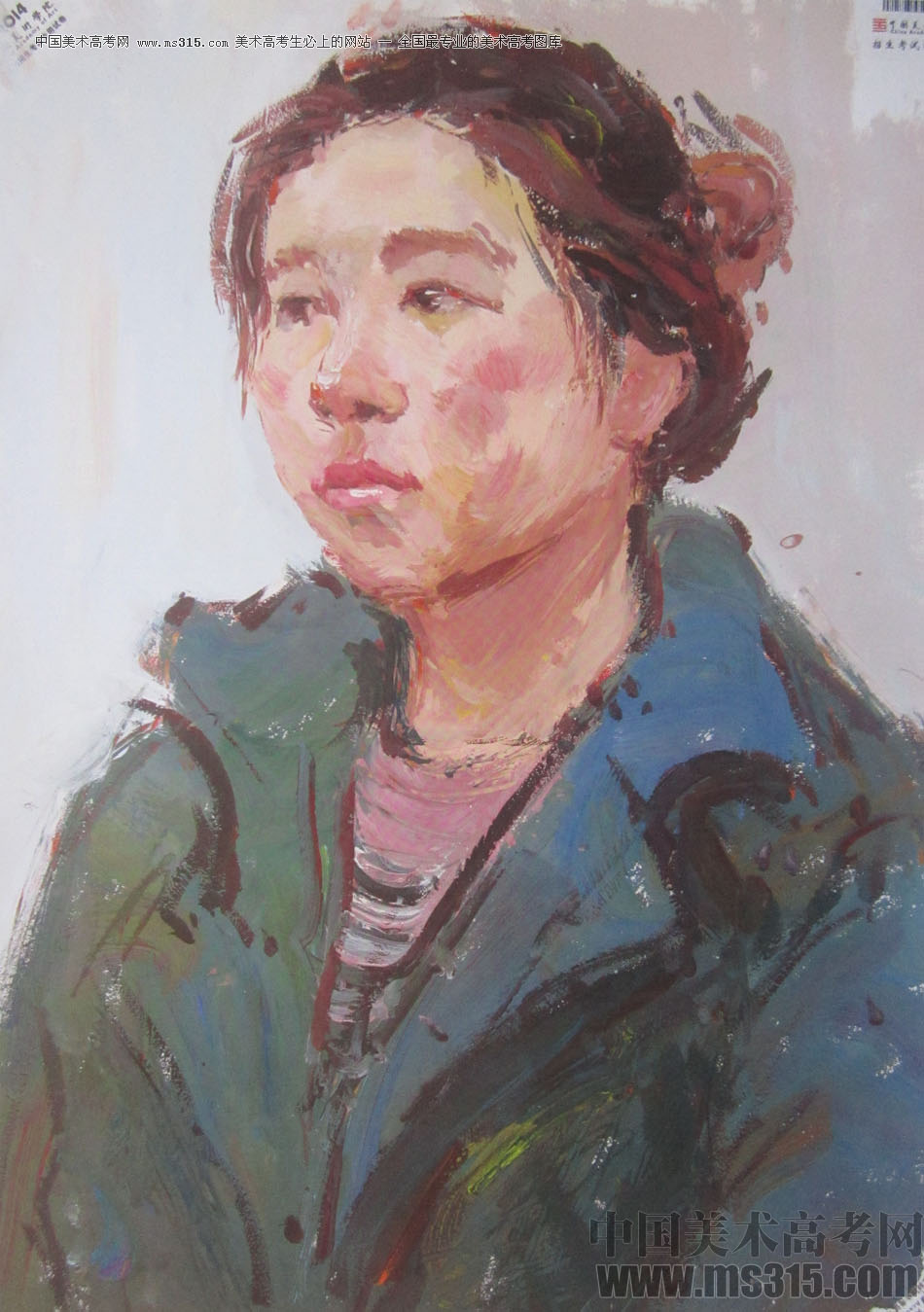 2014年中国美术学院建筑与设计类色彩优秀试卷27