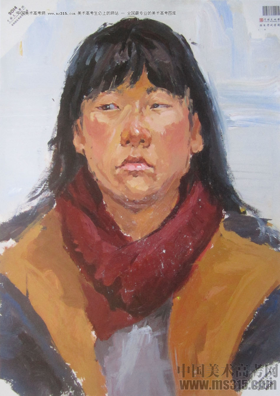 2014年中国美术学院建筑与设计类色彩优秀试卷31