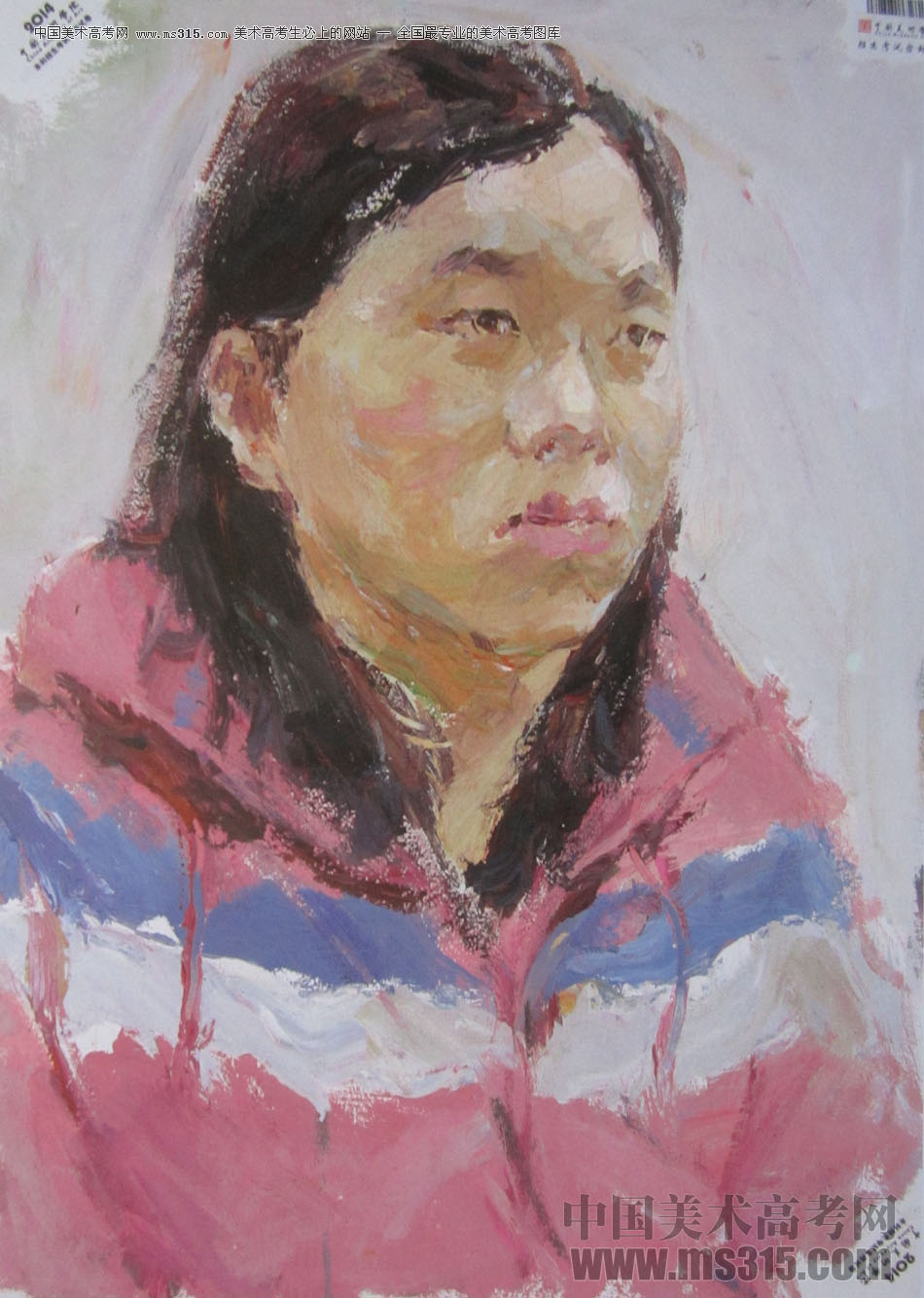 2014年中国美术学院建筑与设计类色彩优秀试卷32