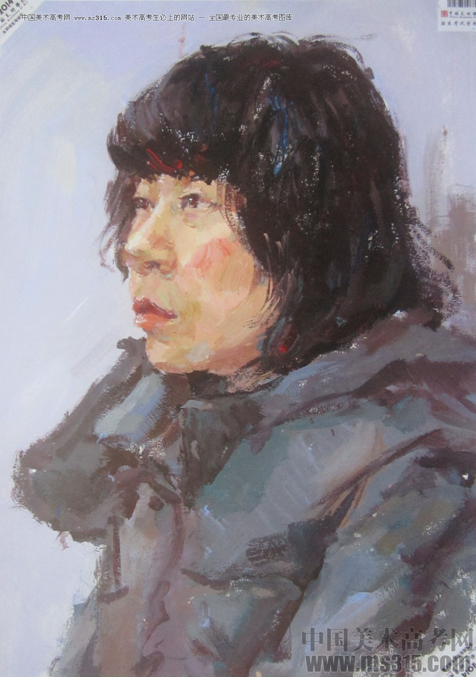 2014年中国美术学院建筑与设计类色彩优秀试卷37
