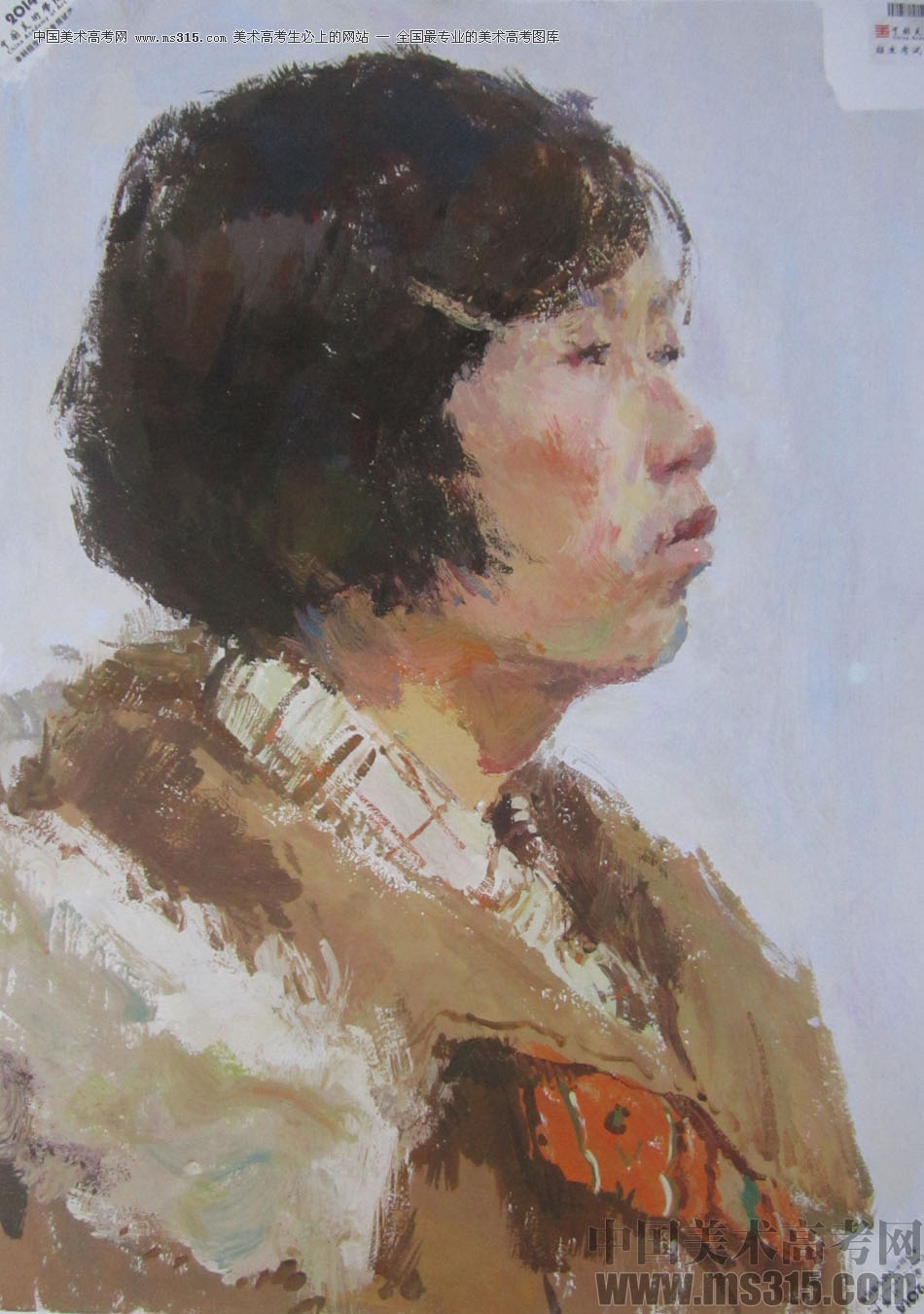2014年中国美术学院建筑与设计类色彩优秀试卷42