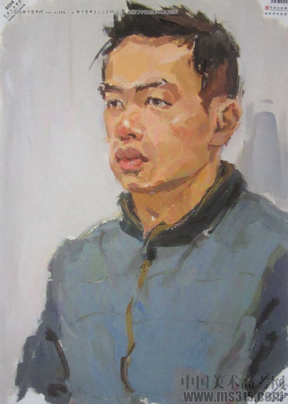 2014年中国美术学院建筑与设计类色彩优秀试卷53