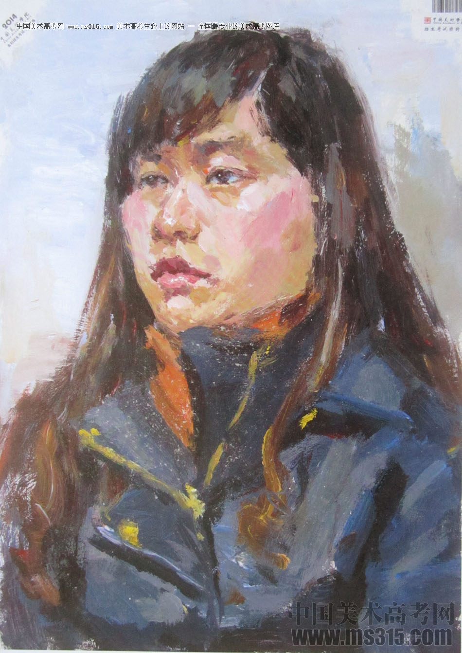 2014年中国美术学院造型图媒类色彩优秀试卷22