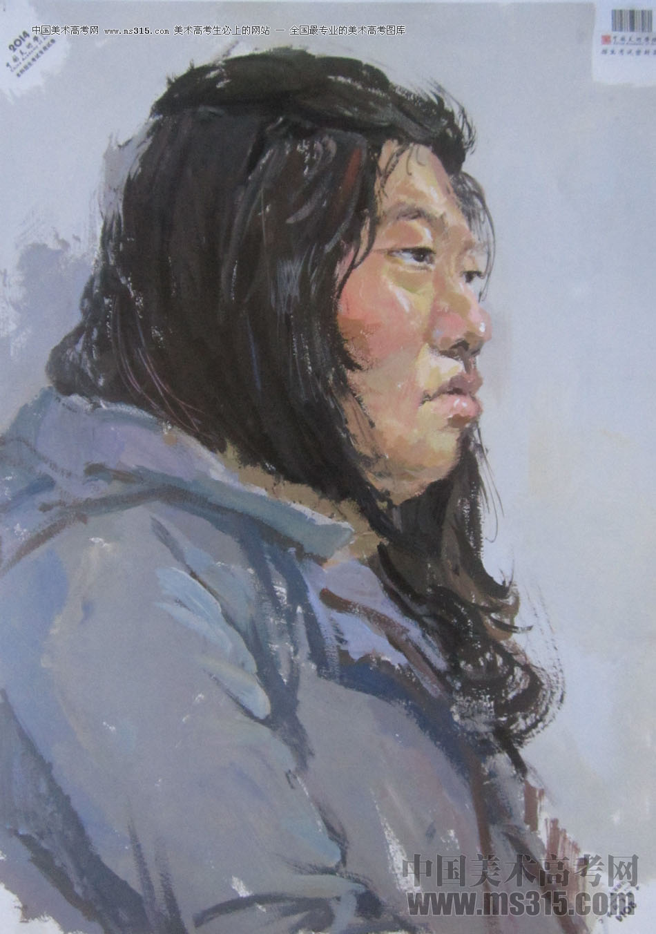 2014年中国美术学院造型图媒类色彩优秀试卷33