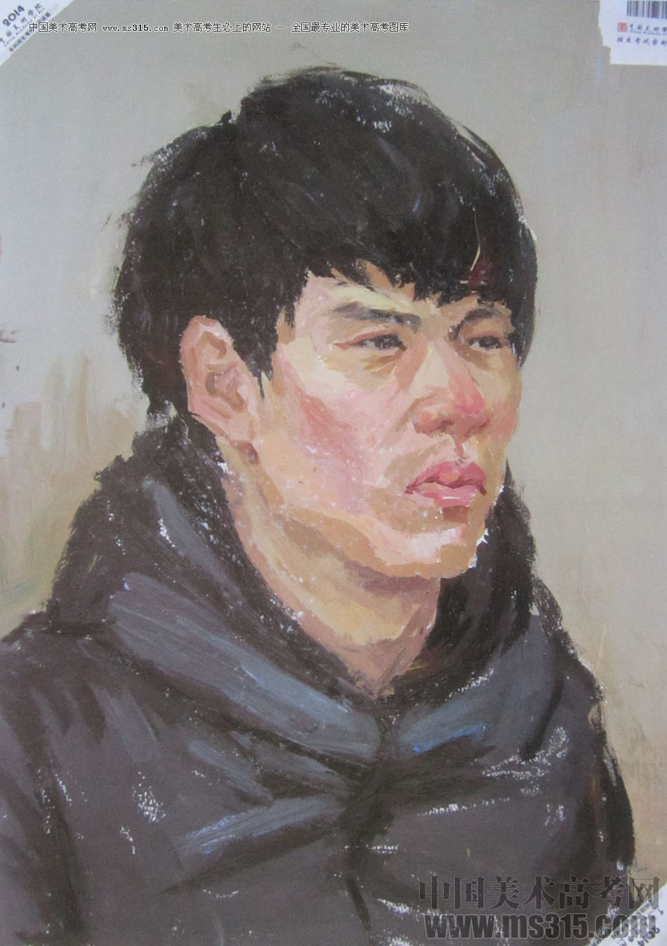 2014年中国美术学院造型图媒类色彩优秀试卷57
