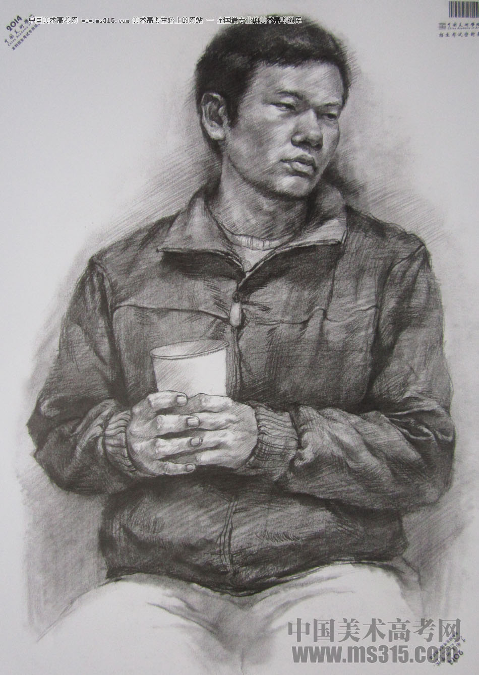 2014年中国美术学院素描优秀试卷37