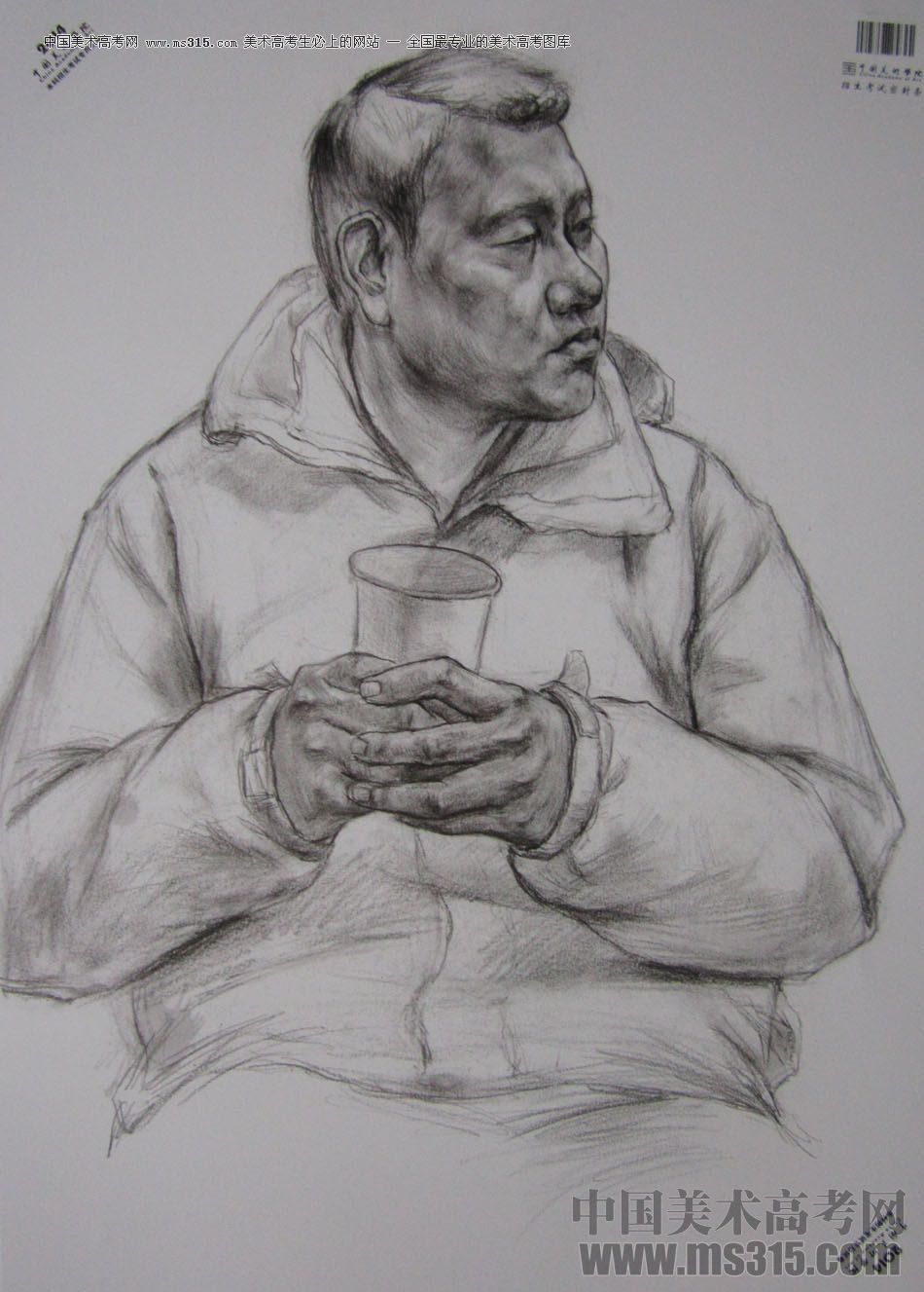 2014年中国美术学院素描优秀试卷41