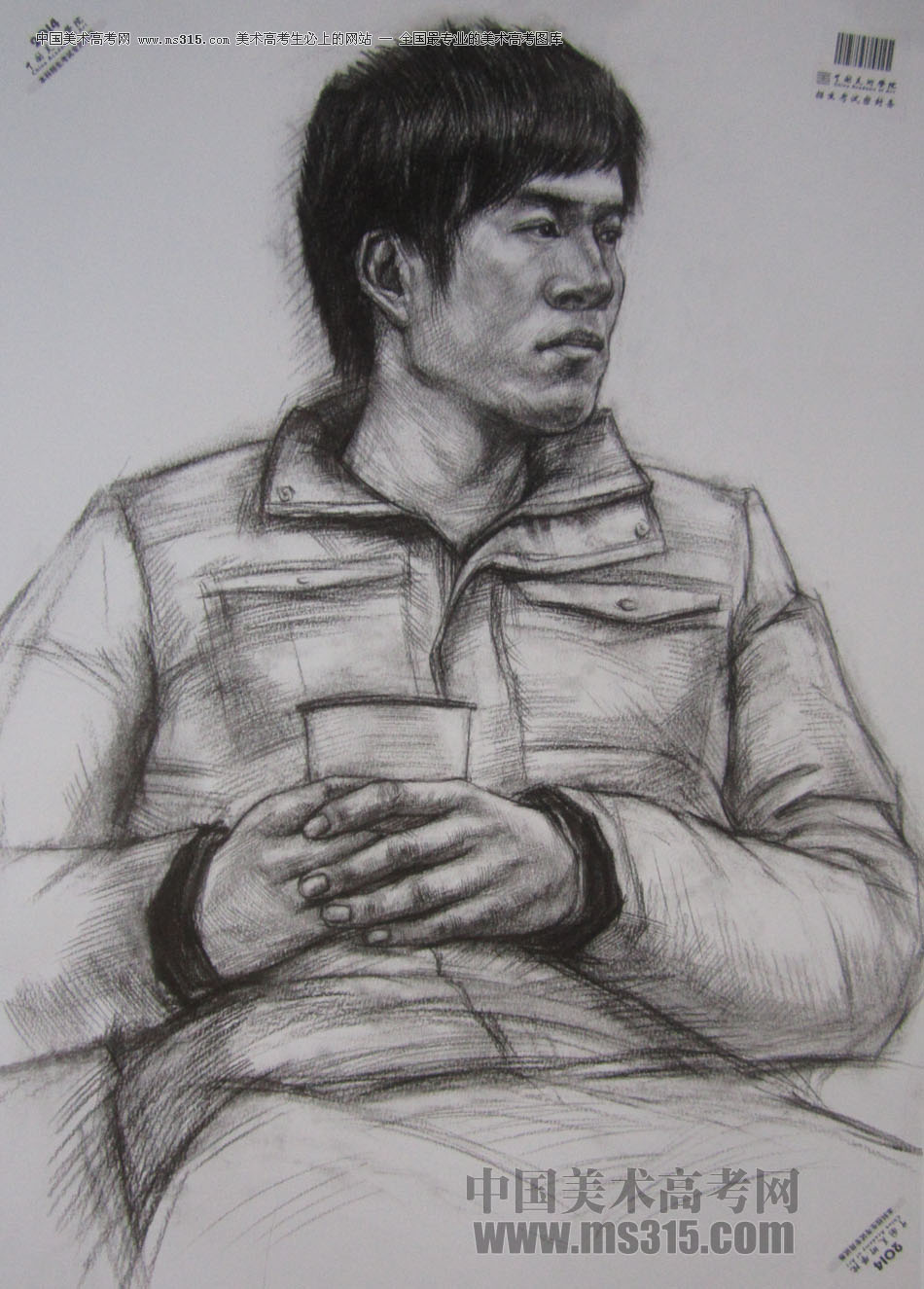 2014年中国美术学院素描优秀试卷45