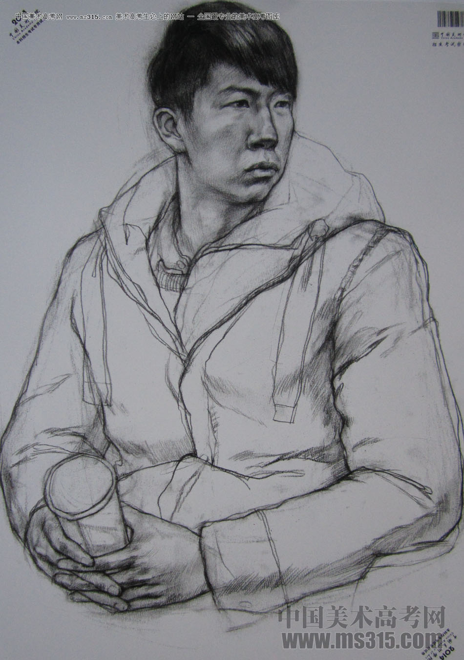 2014年中国美术学院素描优秀试卷47