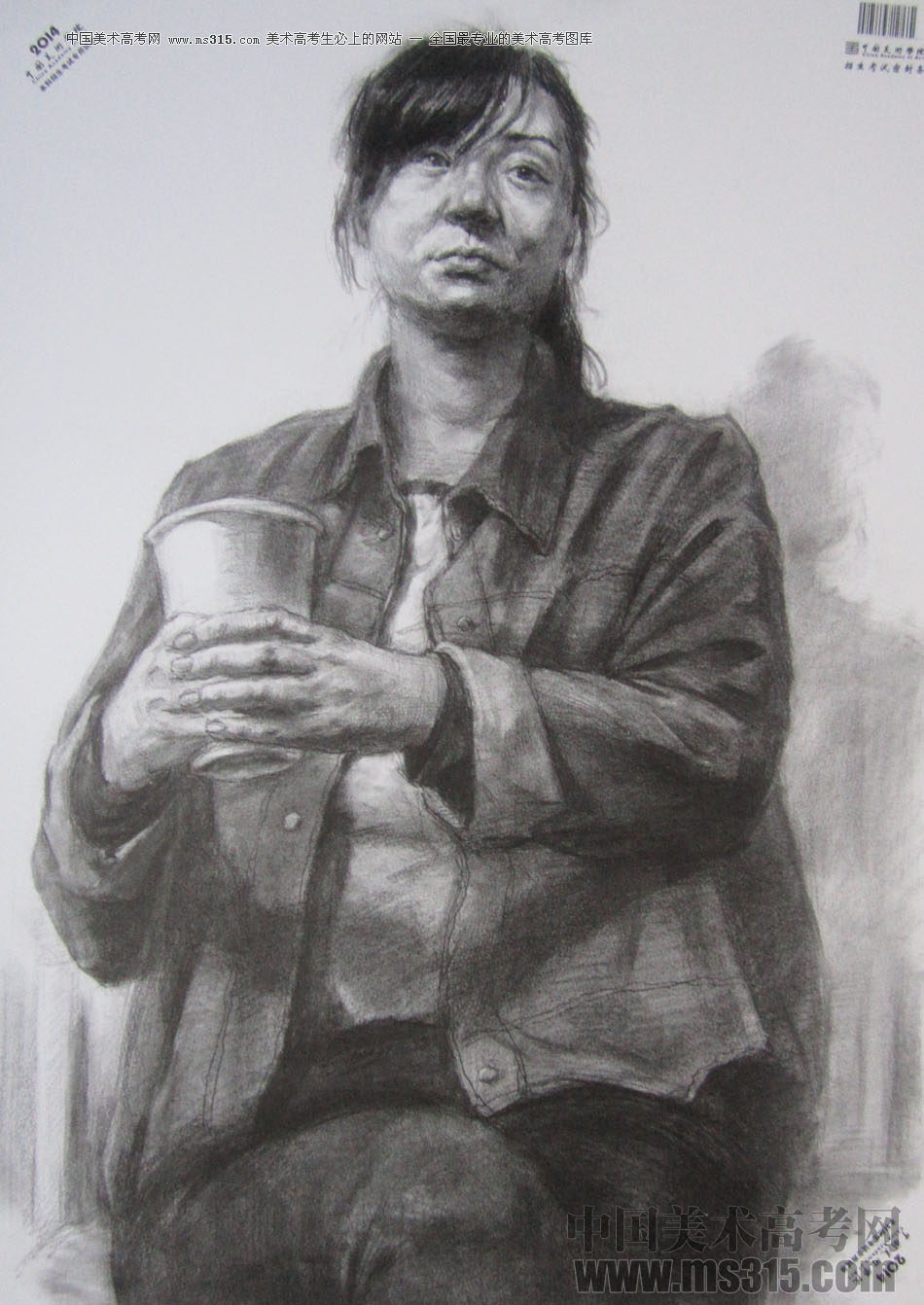 2014年中国美术学院素描优秀试卷50