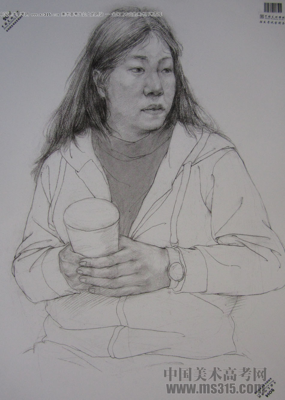 2014年中国美术学院素描优秀试卷53