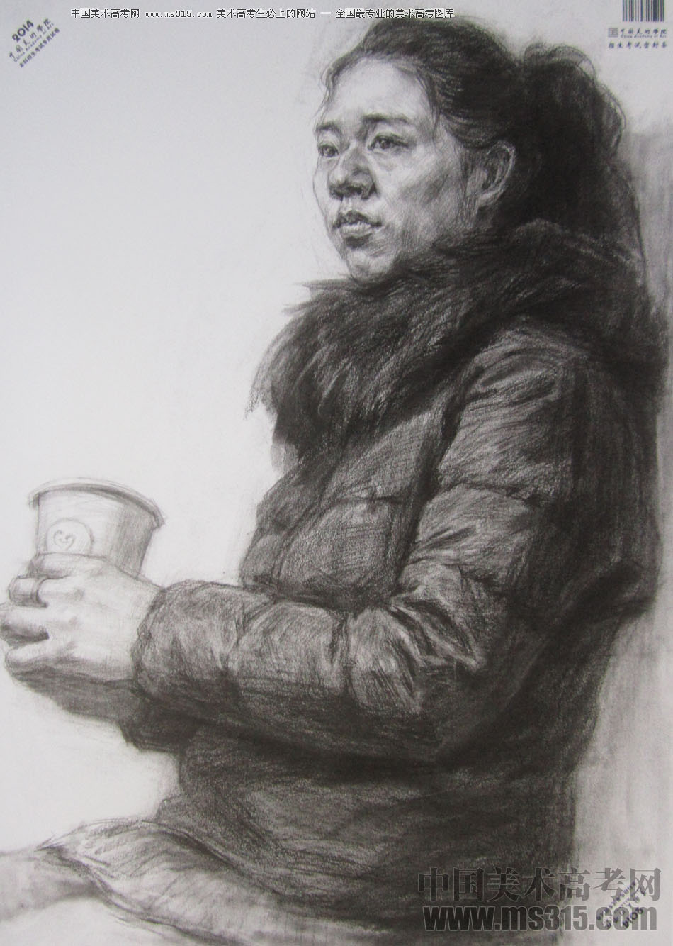 2014年中国美术学院素描优秀试卷56