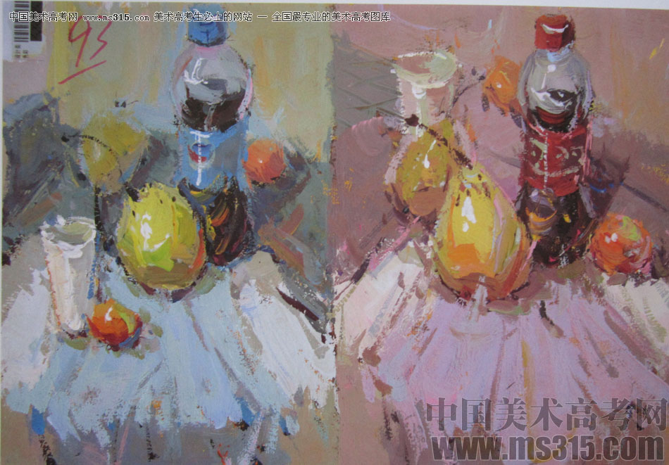 2014年四川美术学院设计类色彩优秀试卷30