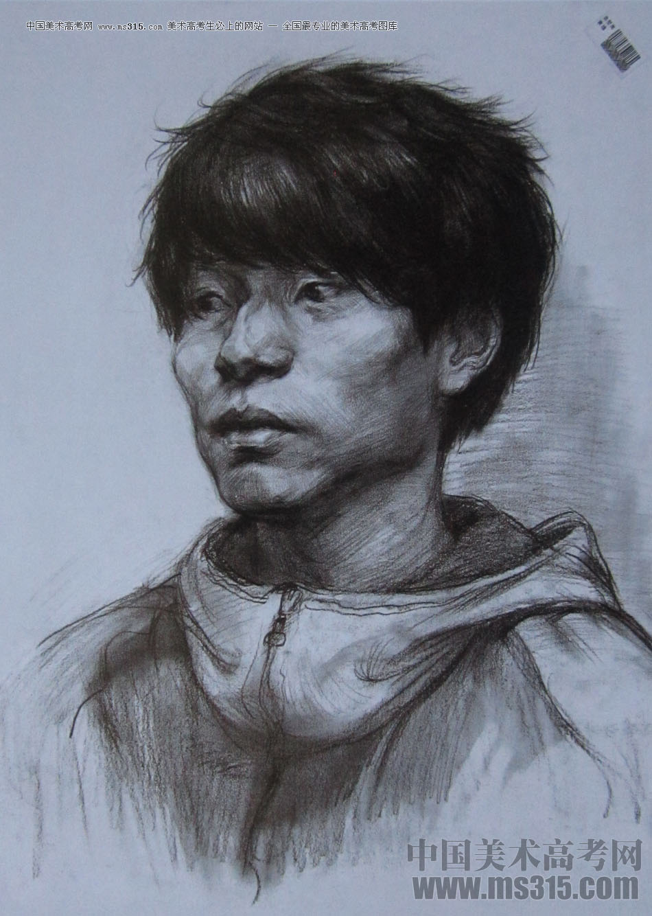 2014年四川美术学院造型类素描优秀试卷10