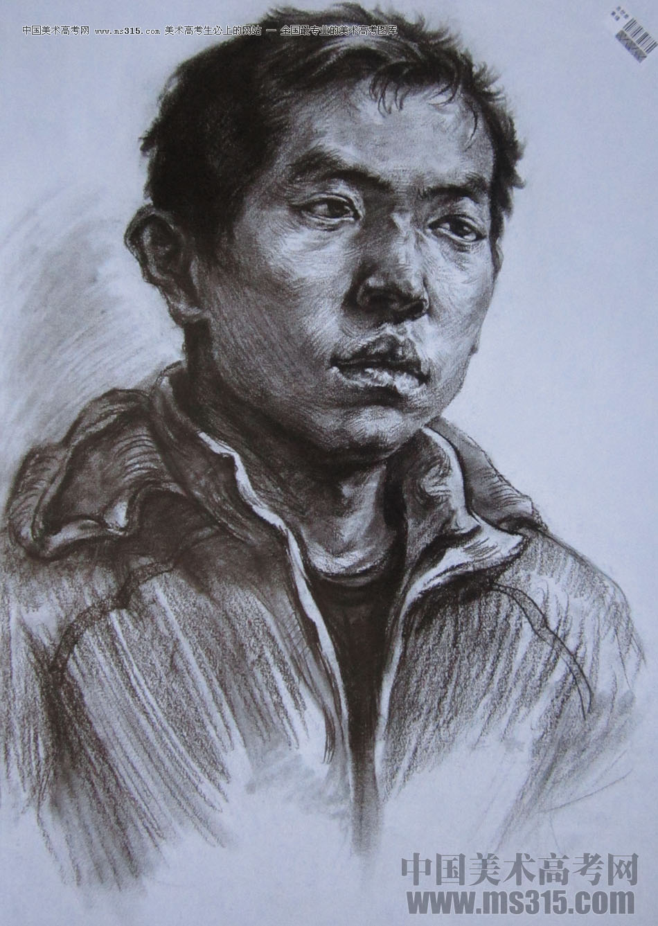 2014年四川美术学院造型类素描优秀试卷13