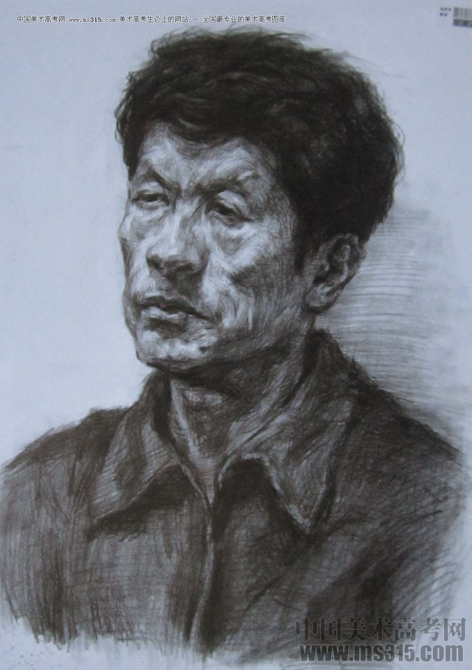 2014年四川美术学院造型类素描优秀试卷22