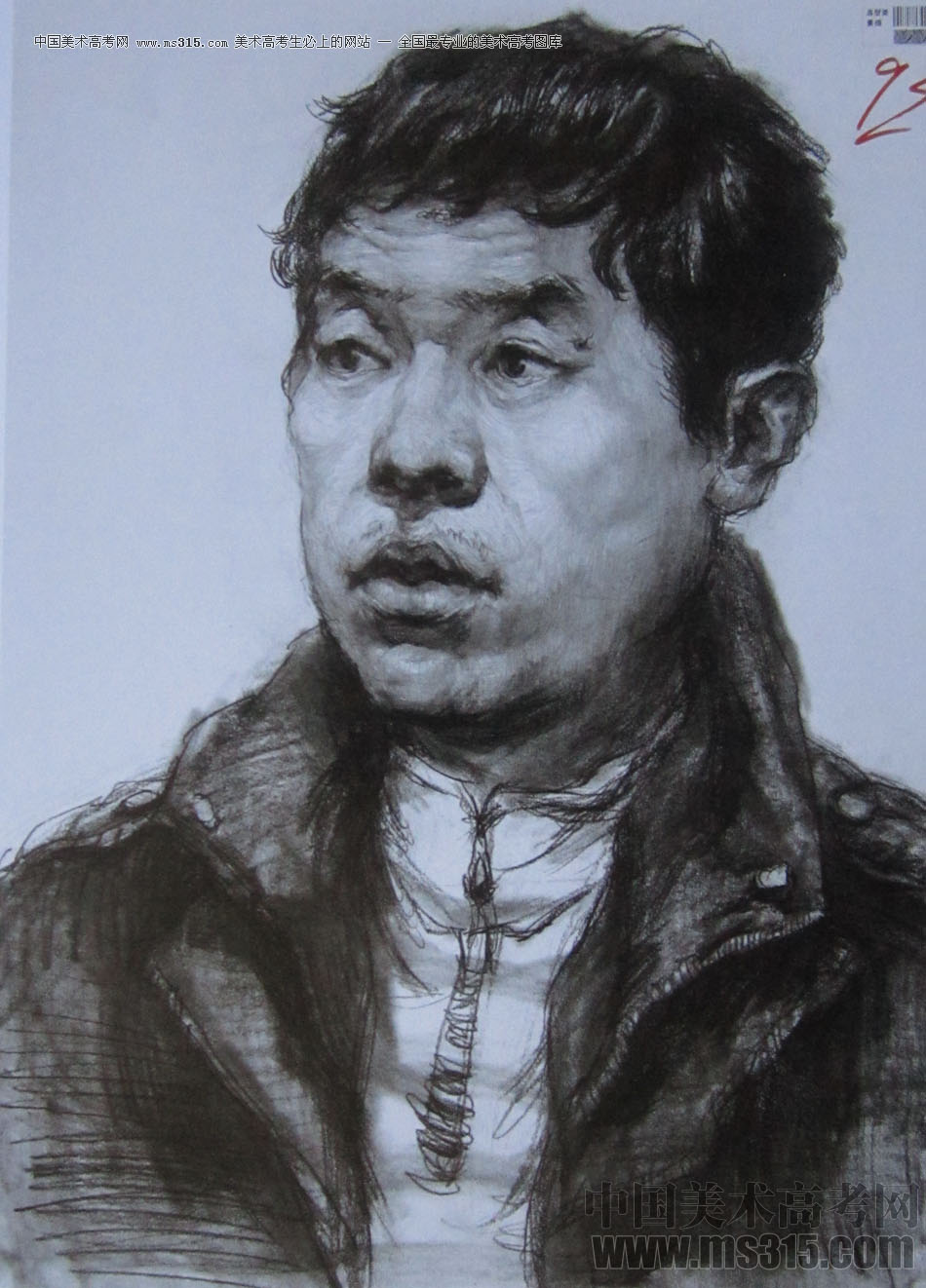 2014年四川美术学院造型类素描优秀试卷30