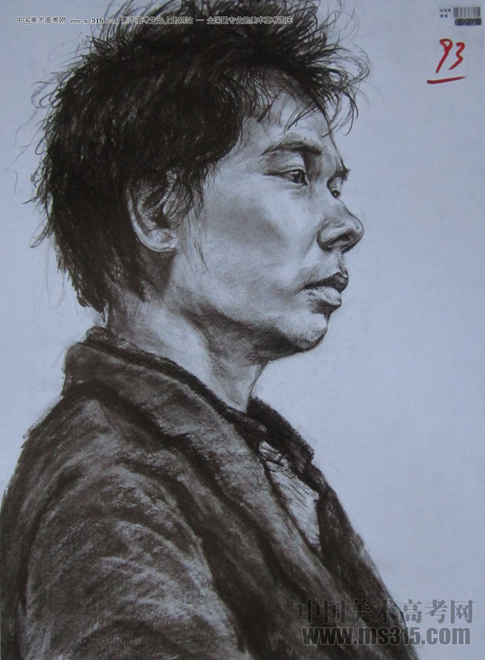 2014年四川美术学院造型类素描优秀试卷31