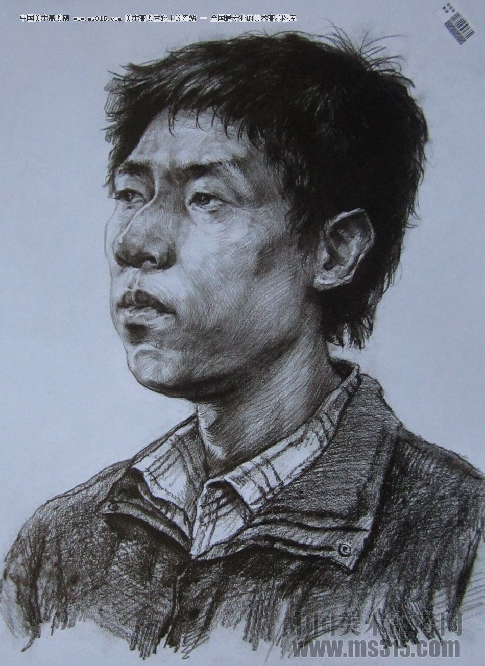 2014年四川美术学院造型类素描优秀试卷36