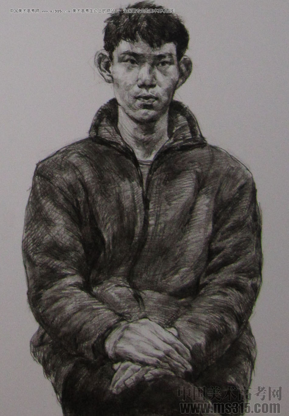 2016清华大学美术学院造型素描优秀试卷9
