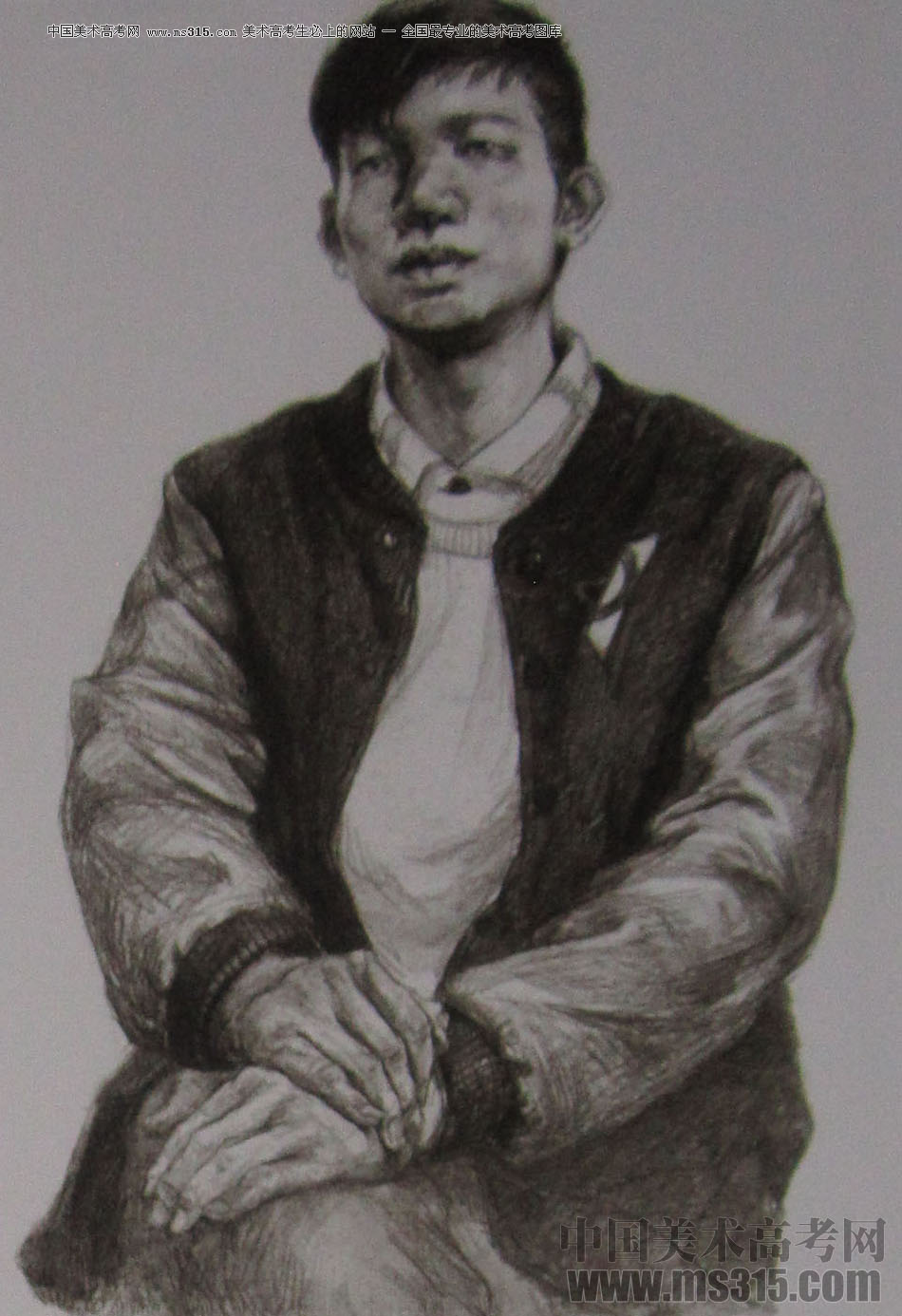 2016清华大学美术学院造型素描优秀试卷16