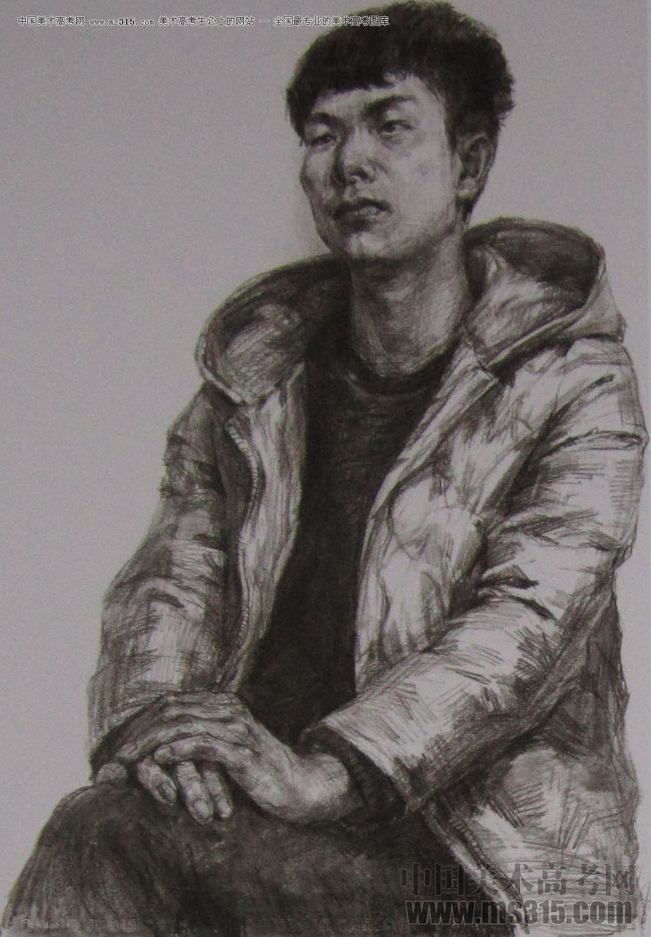 2016清华大学美术学院造型素描优秀试卷25