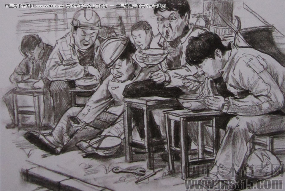 2016清华大学美术学院设计速写优秀试卷33