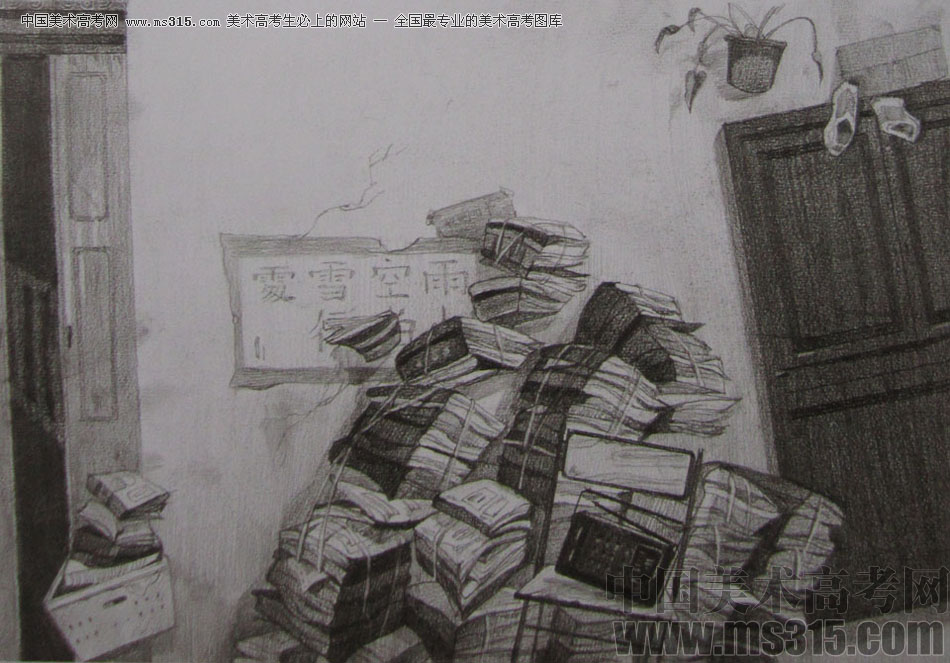 2016清华大学美术学院设计素描优秀试卷22