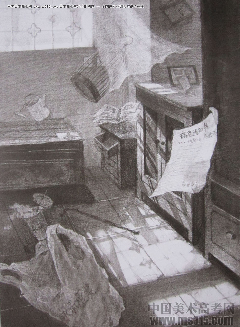 2016清华大学美术学院设计素描优秀试卷5