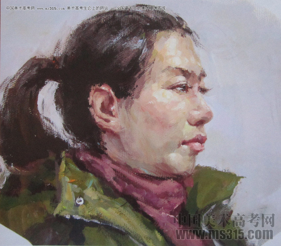 2016年西安美术学院色彩优秀试卷23