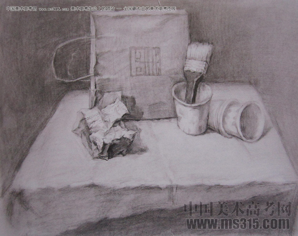 2016年西安美术学院素描优秀试卷1