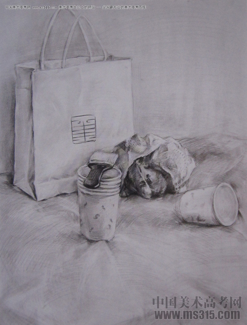 2016年西安美术学院素描优秀试卷5