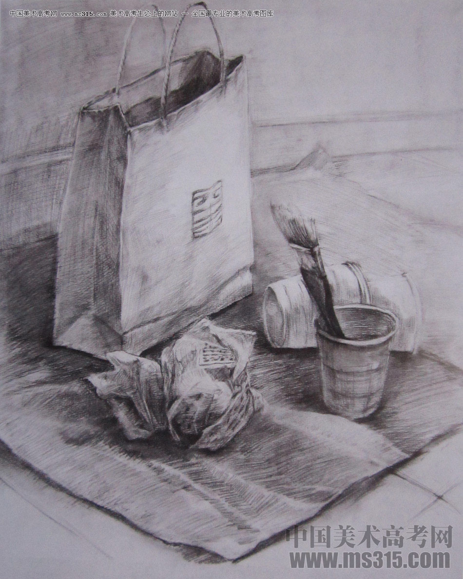 2016年西安美术学院素描优秀试卷11
