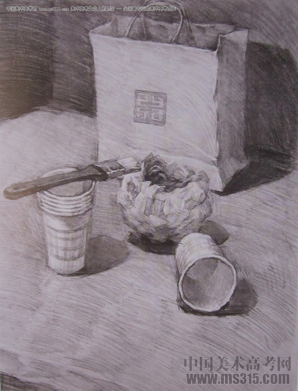 2016年西安美术学院素描优秀试卷9