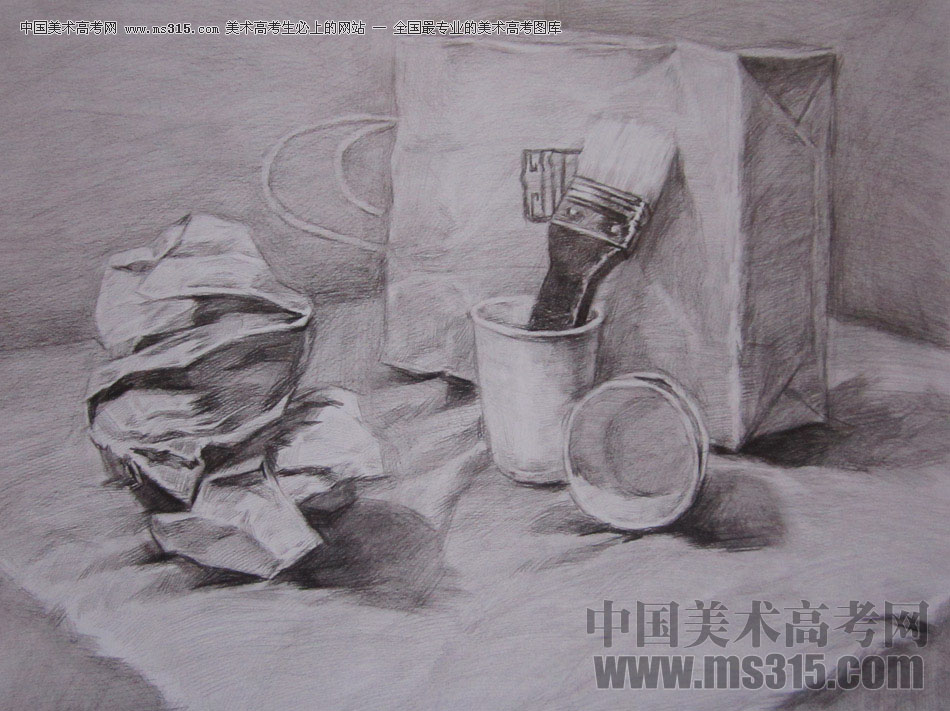 2016年西安美术学院素描优秀试卷12