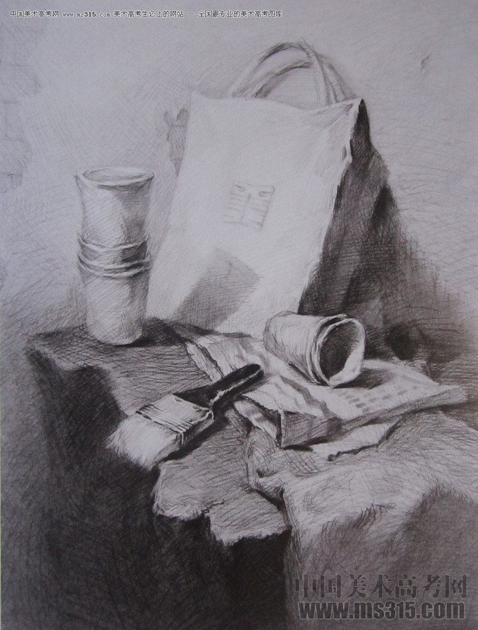 2016年西安美术学院素描优秀试卷16