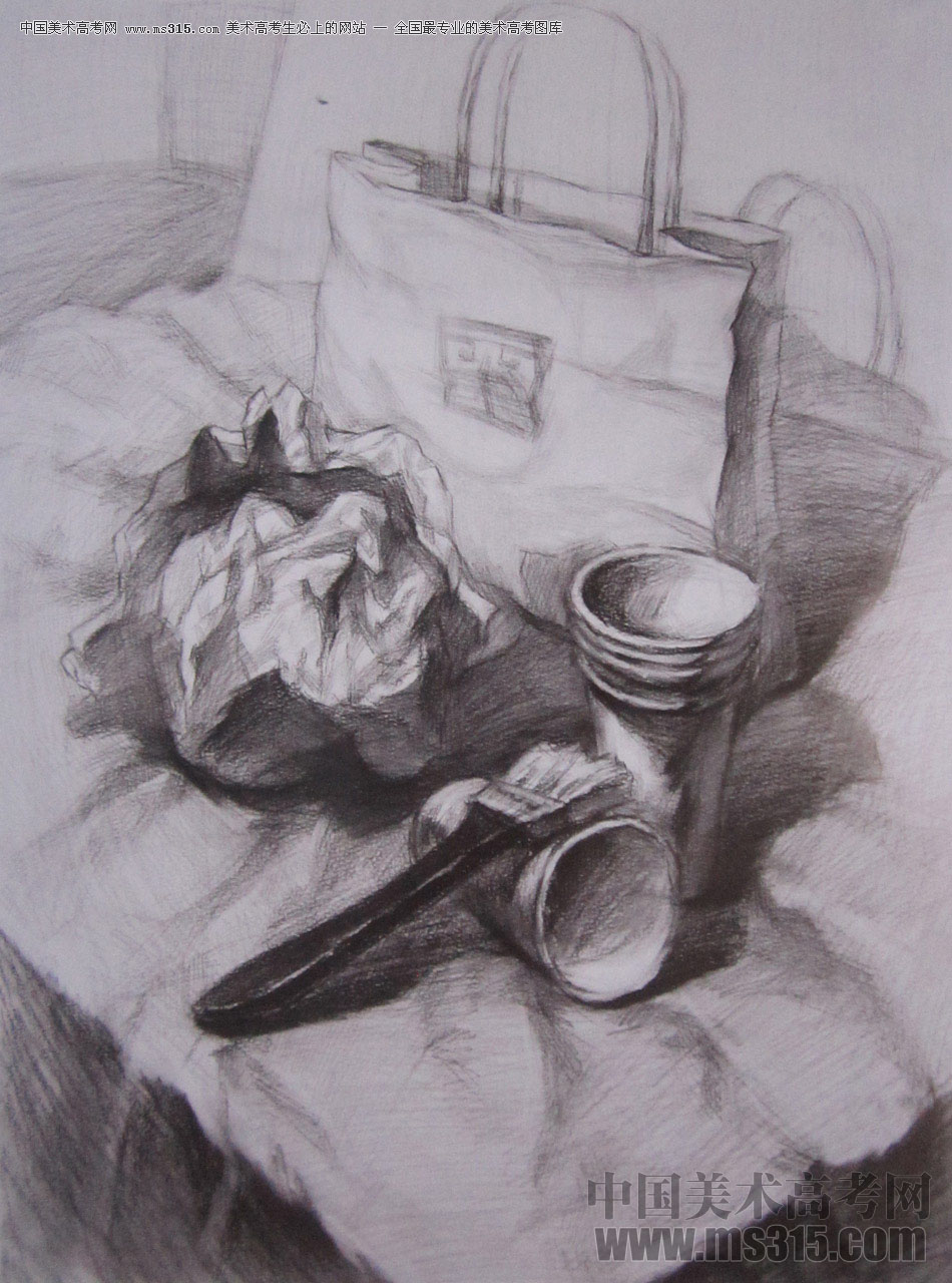 2016年西安美术学院素描优秀试卷19