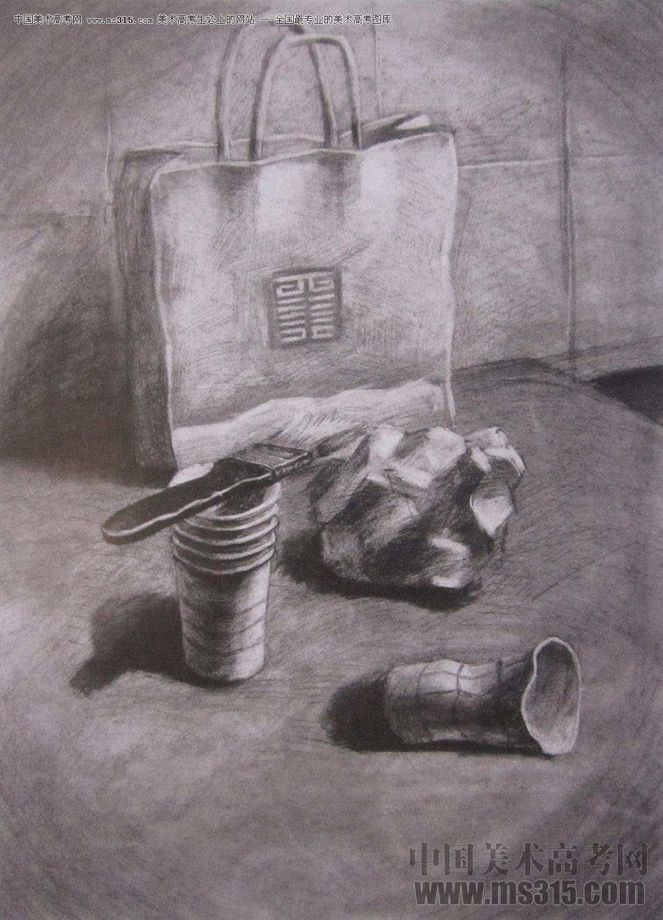 2016年西安美术学院素描优秀试卷20