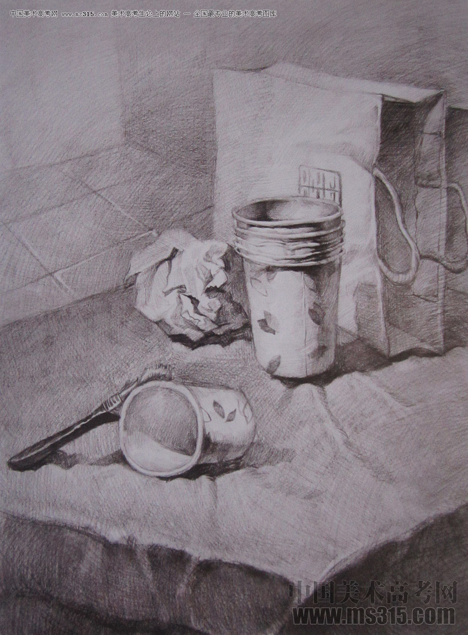 2016年西安美术学院素描优秀试卷18