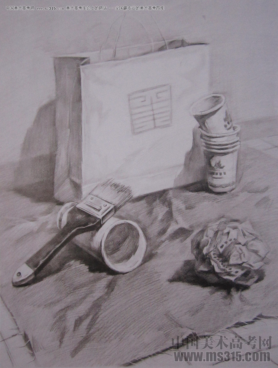 2016年西安美术学院素描优秀试卷21