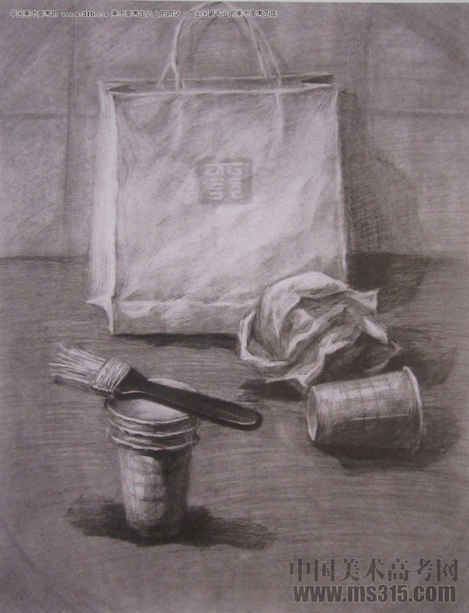 2016年西安美术学院素描优秀试卷25