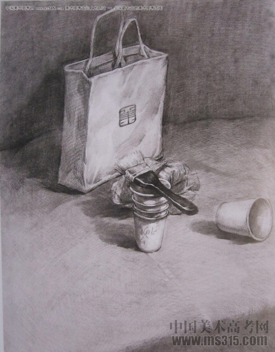 2016年西安美术学院素描优秀试卷24