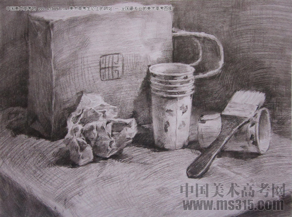 2016年西安美术学院素描优秀试卷27