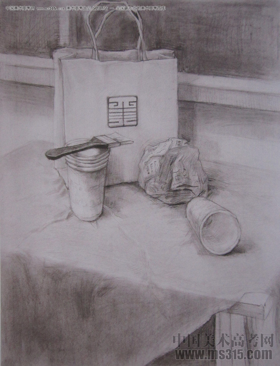 2016年西安美术学院素描优秀试卷28
