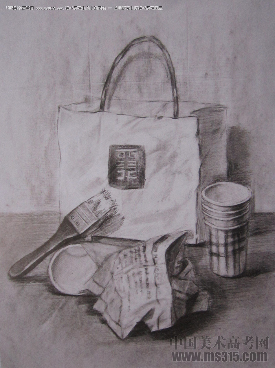 2016年西安美术学院素描优秀试卷33