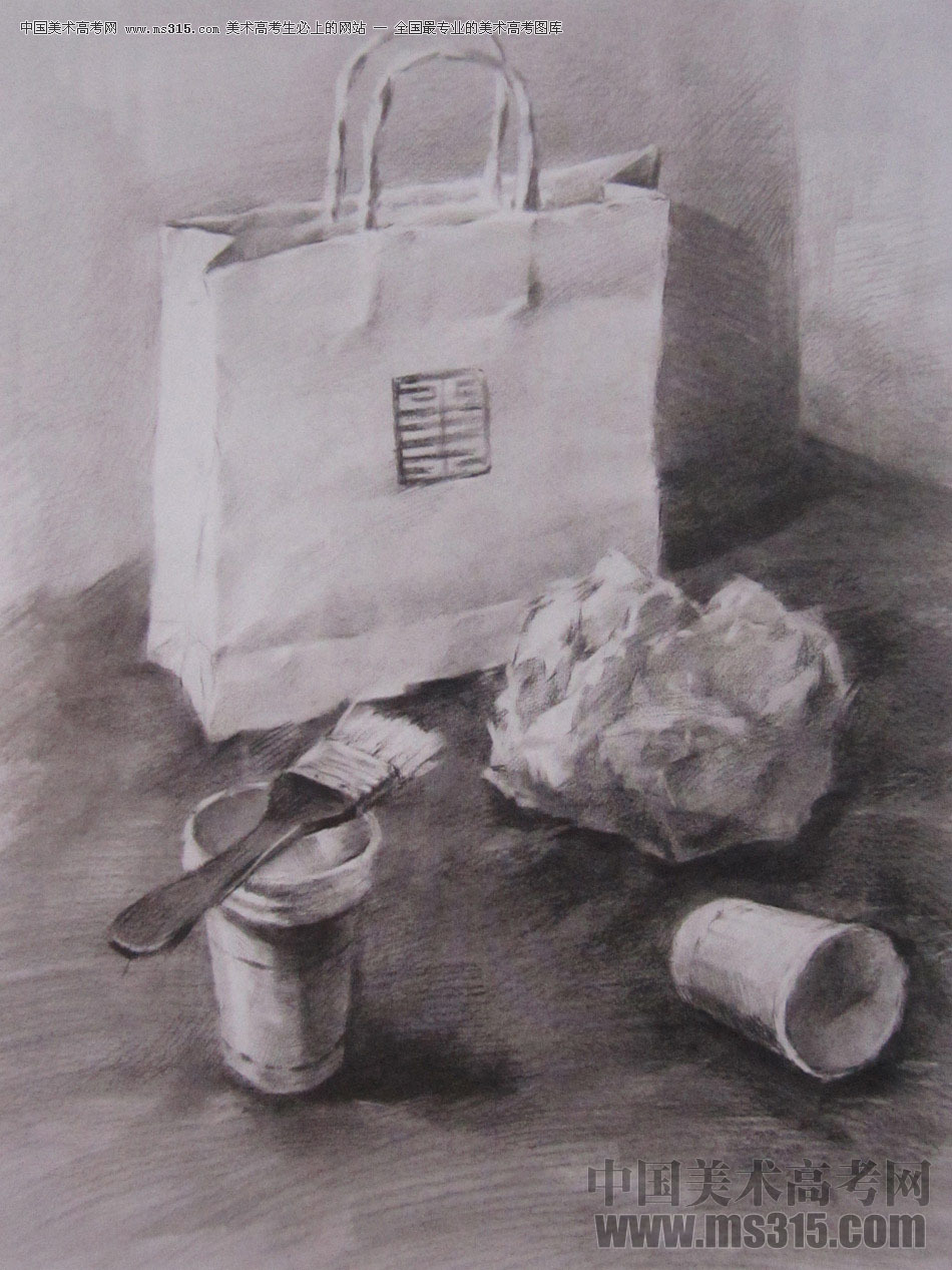 2016年西安美术学院素描优秀试卷35